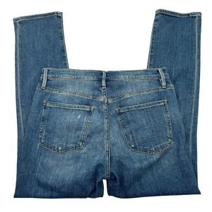 FRAME LE BEAU Jeans Womens Size 26 Mid Rise Slim Straight Distressed 29" Inseam